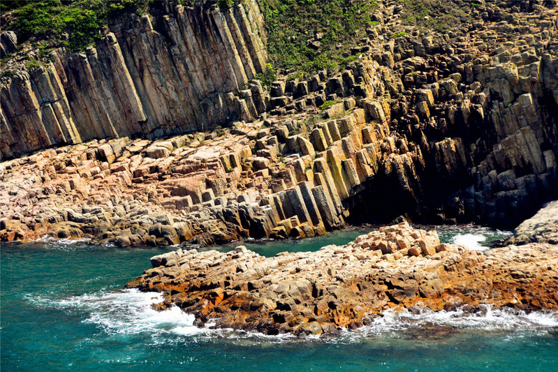 六角岩柱石 香港图片