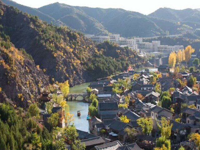 北京密云古北水镇-司马台长城2日游>枕水长城,感受超凡脱俗的水镇