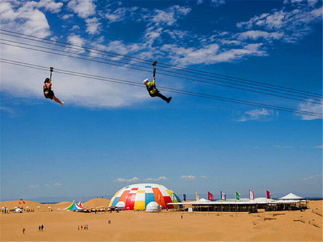 希拉穆仁草原-响沙湾-呼和浩特双飞4日游-途牛
