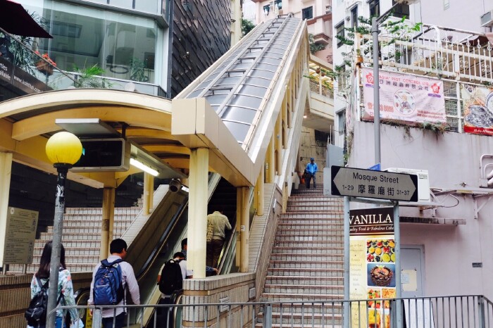    中环至半山自动扶梯