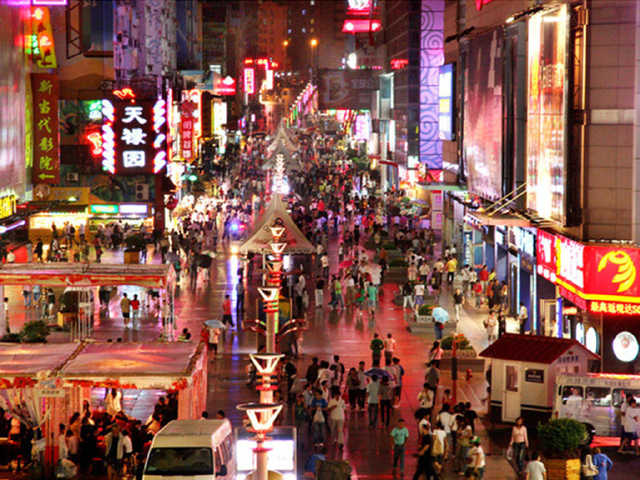 台东,台东区,青岛台东步行街_大山谷图库