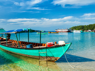 西哈努克港码头区