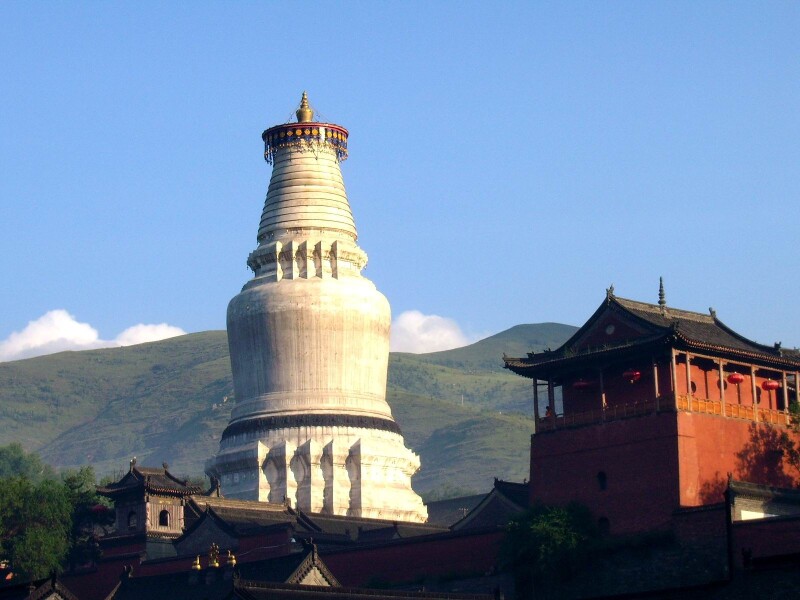 五台山白塔图片,五台山白塔,五台山风景图片_大山谷图库