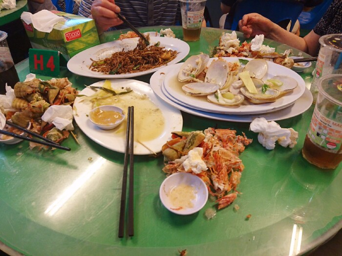 炒面,我们都挺喜欢吃的 吃了这么一大堆的东西,才花了不到150马币