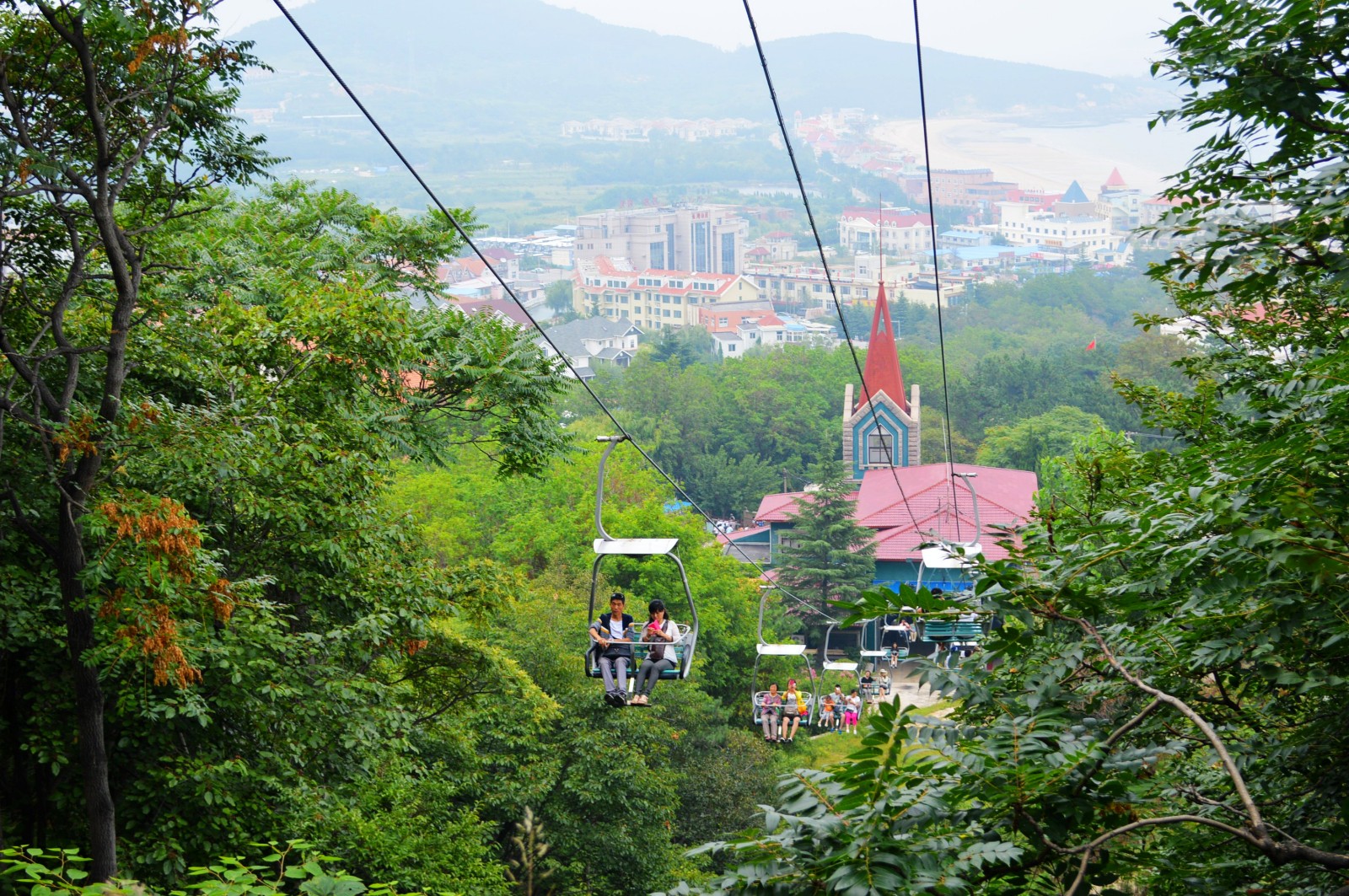 信号山缆车图片