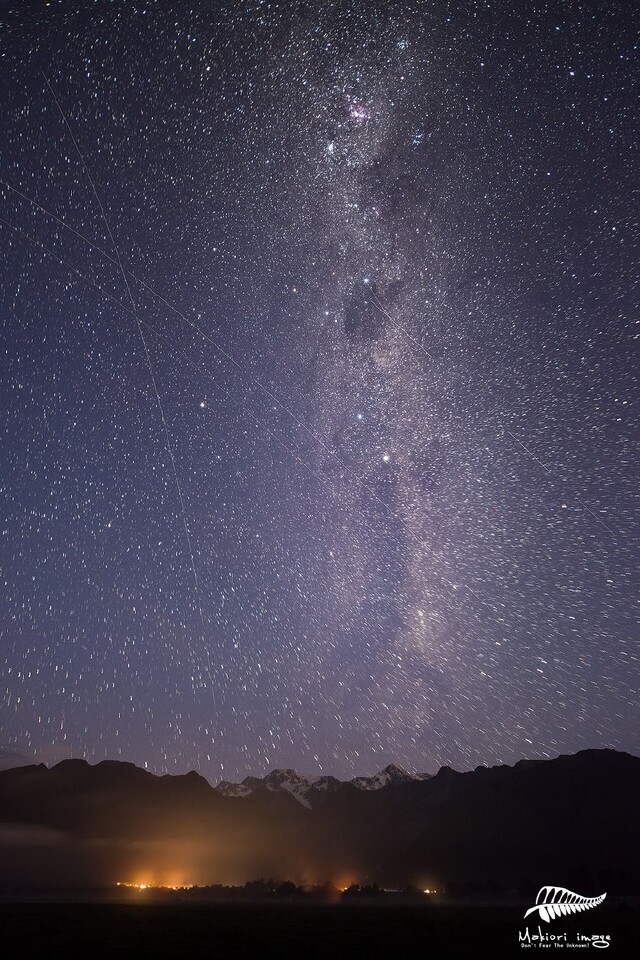 很快夜晚来临,星空如约而至,由于环境实在太好