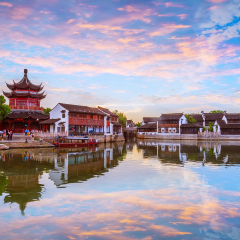 The beautiful old streets of Suzhou