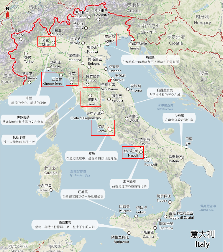 那不勒斯旅游地图图片