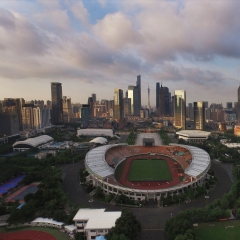 广东省广州天河体育场及城市建筑_1638