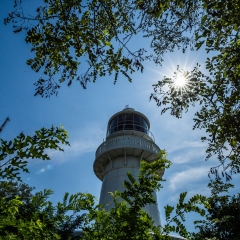 旅顺老铁山黄渤海分界线景区老铁山灯塔_1525