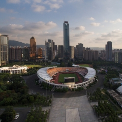 广东省广州天河体育场及城市建筑_1637