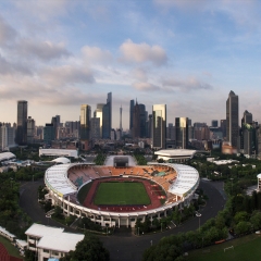 广东省广州天河体育场及城市建筑_1640