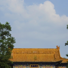 鞍山玉佛寺正门风光_2378