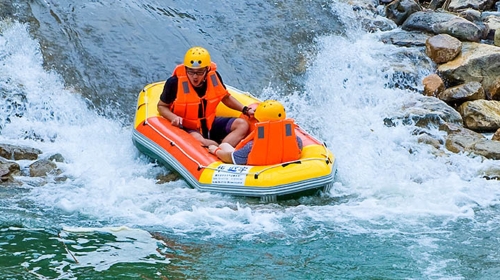  浙西大峡谷2日游>畅玩激情龙井峡漂流,探秘大龙湾,门票全含无购物,宿
