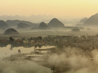 云南文山普者黑风景区