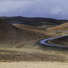弯路、火山地貌、米湖、冰岛_2260
