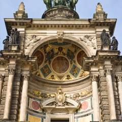 华丽、特写、塞帕歌剧院、茨温格尔宫、德累斯顿、德国_1689 景点模块