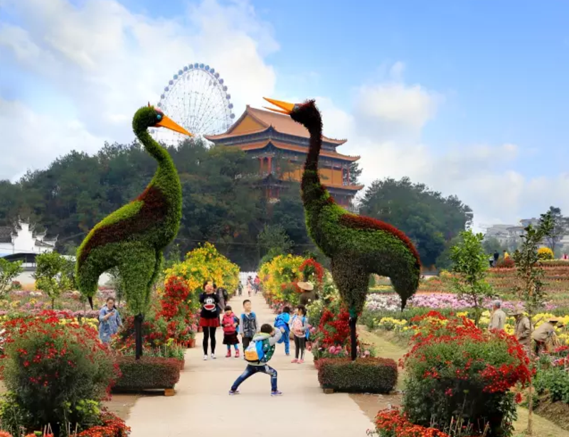 浙江東陽花園村水世界火熱開園啦