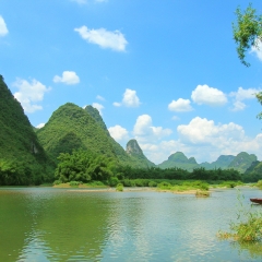 广西宜州祥贝临江河风光_4264