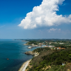 旅顺黄老铁山渤海分界线景区风光_224