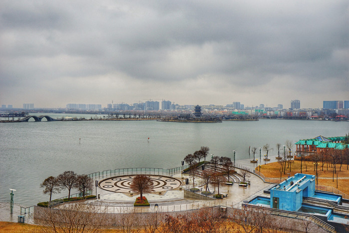 聊城湖滨公园图片