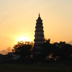 东塔日落_729