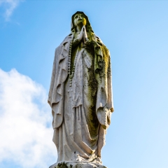 澳门主教山小堂圣母雕塑_2196 景点模块