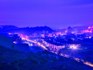 山城夜景