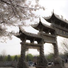 西安香积寺净宗祖庭牌楼_12780