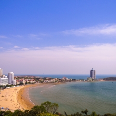 青岛第一海水浴场风光_9923