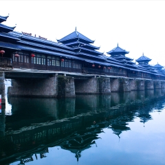 湖南省芷江县龙津风雨桥_9598
