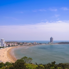 青岛第一海水浴场风光_12001