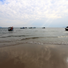 景色、三个、海洋、斜坡、旅游_23723