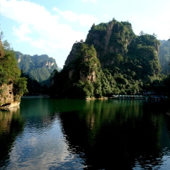 张家界宝峰湖景区自然风光_9265