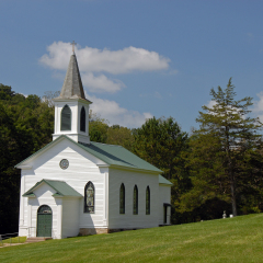 Old fashioned country church