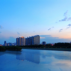 城市类：太原汾河公园风光_14768