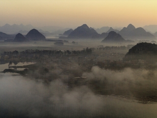 云南文山普者黑风景区