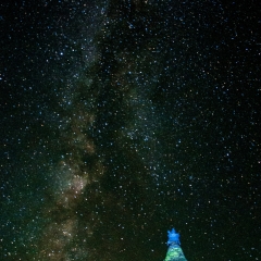 星空下的内蒙古寺庙建筑_21628