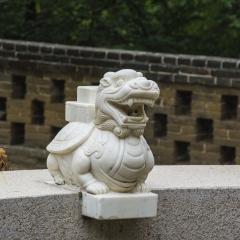 千山龙泉寺龙生九子老六坟头赑屃石雕_21761