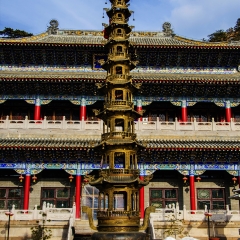 千山龙泉寺华藏世界香炉_21758