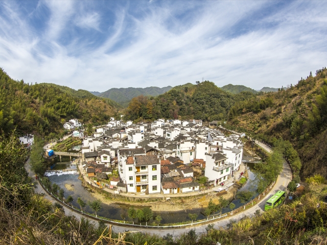 婺源篁岭 石城 菊径 樟村大巴半日游-途牛