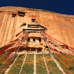 甘肃马蹄寺千佛洞_21492 景点模块