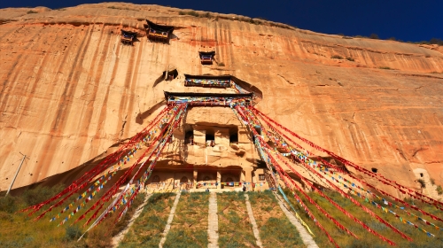 甘肃马蹄寺千佛洞_21492