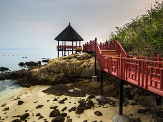 蜈支洲岛观海长廊