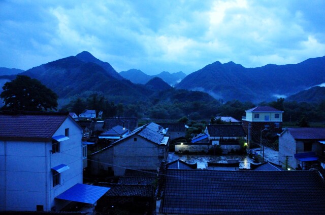 夜幕的村庄,村庄夜晚,夜幕山庄(第12页)_大山谷图库
