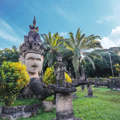 Buddha park, near Vientiane in Laos