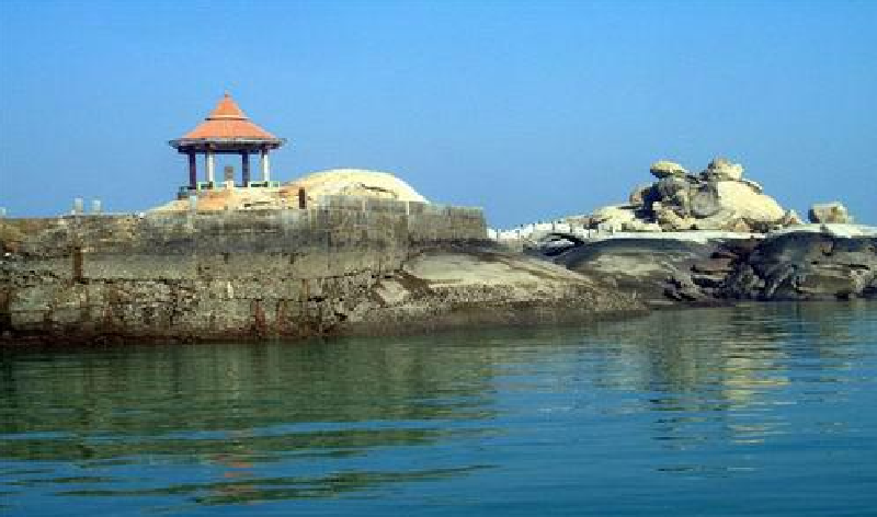 休闲渔村小嶝岛观礁望海眺金门