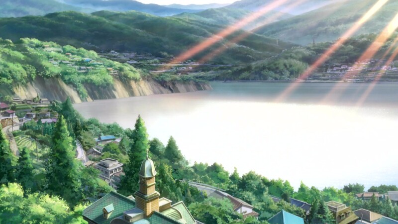 带上你的「三叶」,去「糸守湖」边走一走_诹访游记_途牛