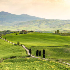 Tuscany, springtime landscape