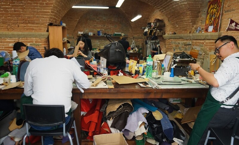 偶遇意大利手工皮具加工厂